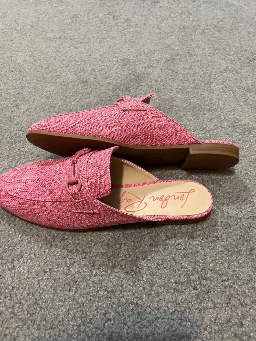 Pink Slip-On Mule Loafers by Candie's